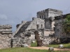 W ruinach miasta Majów w Tulum; Meksyk