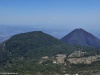 Widok ze szczytu wulkanu Santa Ana (w tle wulkan Izalco); Salwador