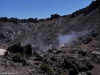 Wyziewy gorącego powietrza i dymu z krateru wulkanu Izalco; Salwador