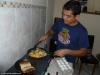 Jaime przygotowuje kolację, La Ceiba; Honduras