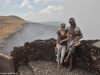 W Masaya Volcano National Park - młody Izraelczyk z rodziną; Nikaragua