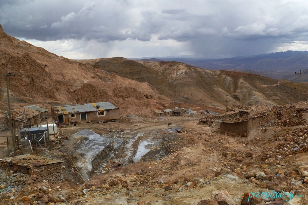 Przy kopalni srebra w Cerro Rico – Potosí; Boliwia