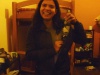 Alejandra z Kolumbii i butelka pisco puro od Juanca, Sylwester 2012/13 - Arequipa; Peru