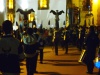 Uroczyste przemarsze orkiestry ulicami Potosí; Boliwia